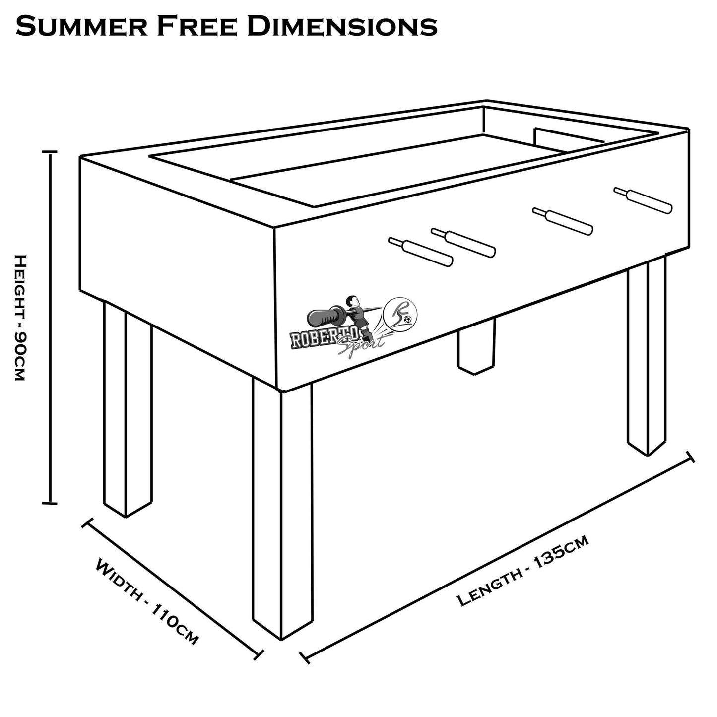Summer Outdoor Football Table