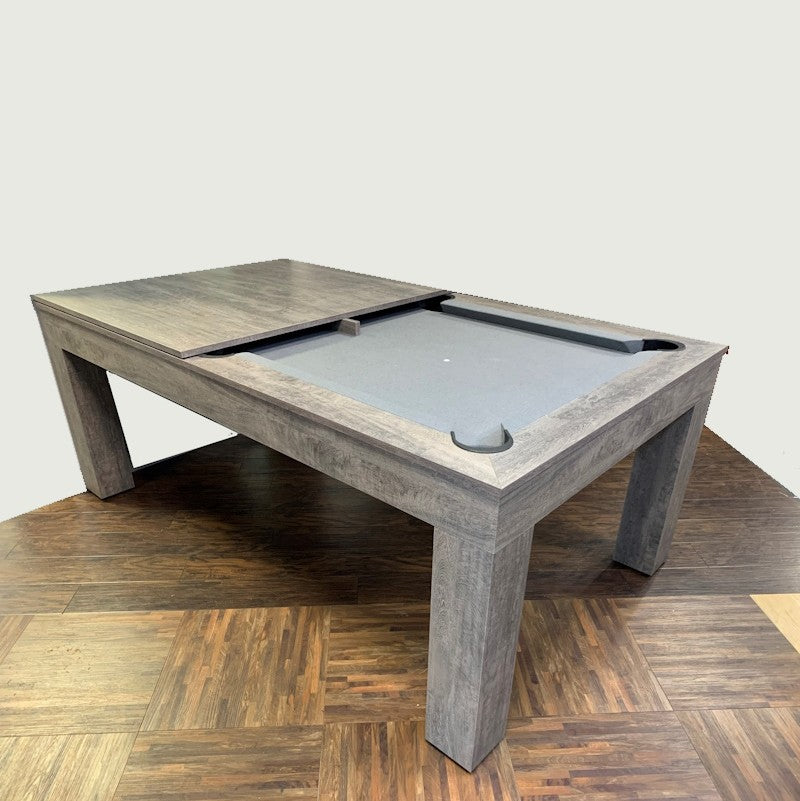Duo Milano Pool Dining Table - Grey Oak - 6ft & 7ft