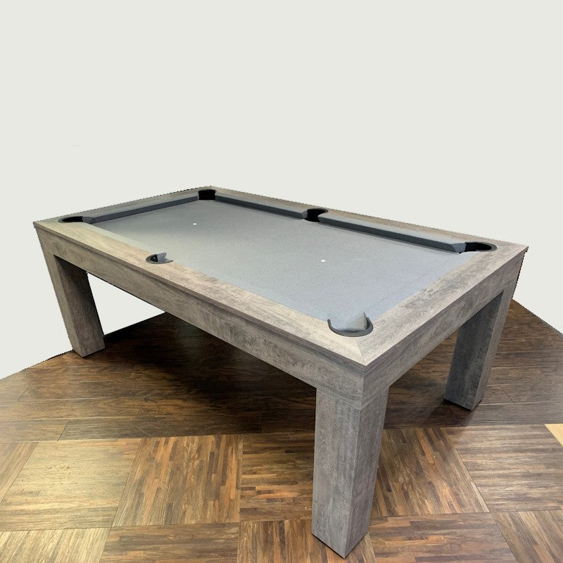 Duo Milano Pool Dining Table - Grey Oak - 6ft & 7ft