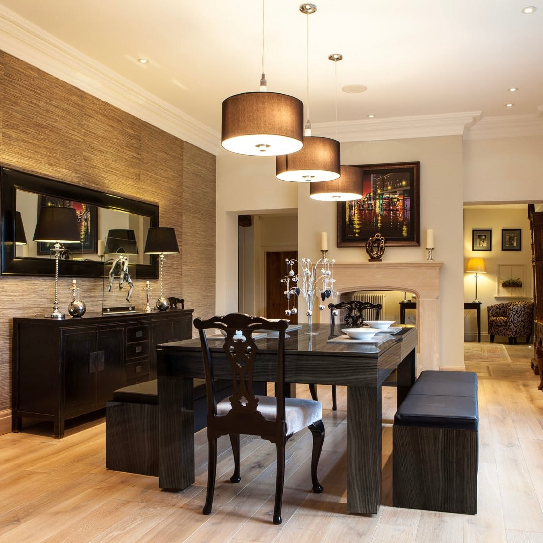 Duo Milano Pool Dining Table Metallic Elm - 6ft & 7ft