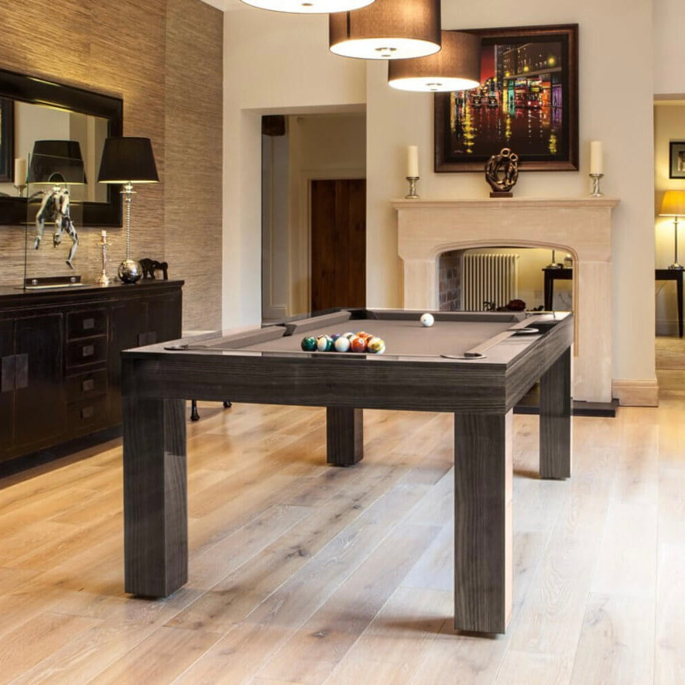 Duo Milano Pool Dining Table Metallic Elm - 6ft & 7ft