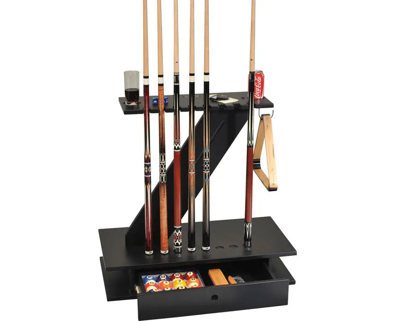 Cue Stand 'Z' Black | 8 Cues