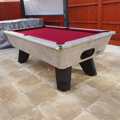 Cry Wolf Outdoor Slate Pool Table - Urban Grey - 6ft & 7ft