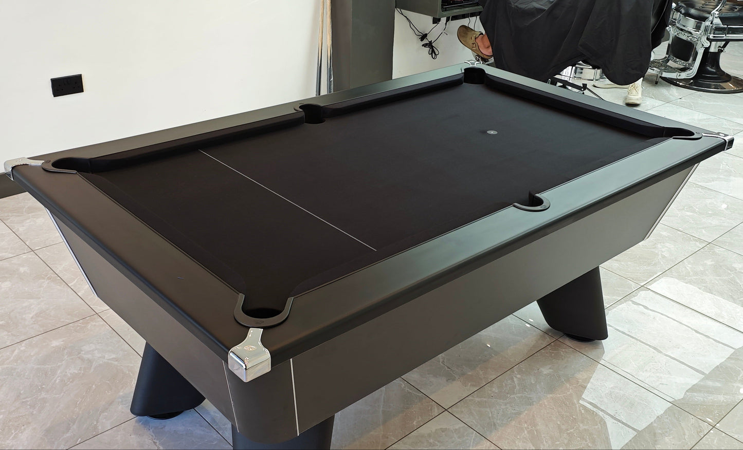 Cry Wolf Slate Pool Table - Matte Black - 6ft & 7ft