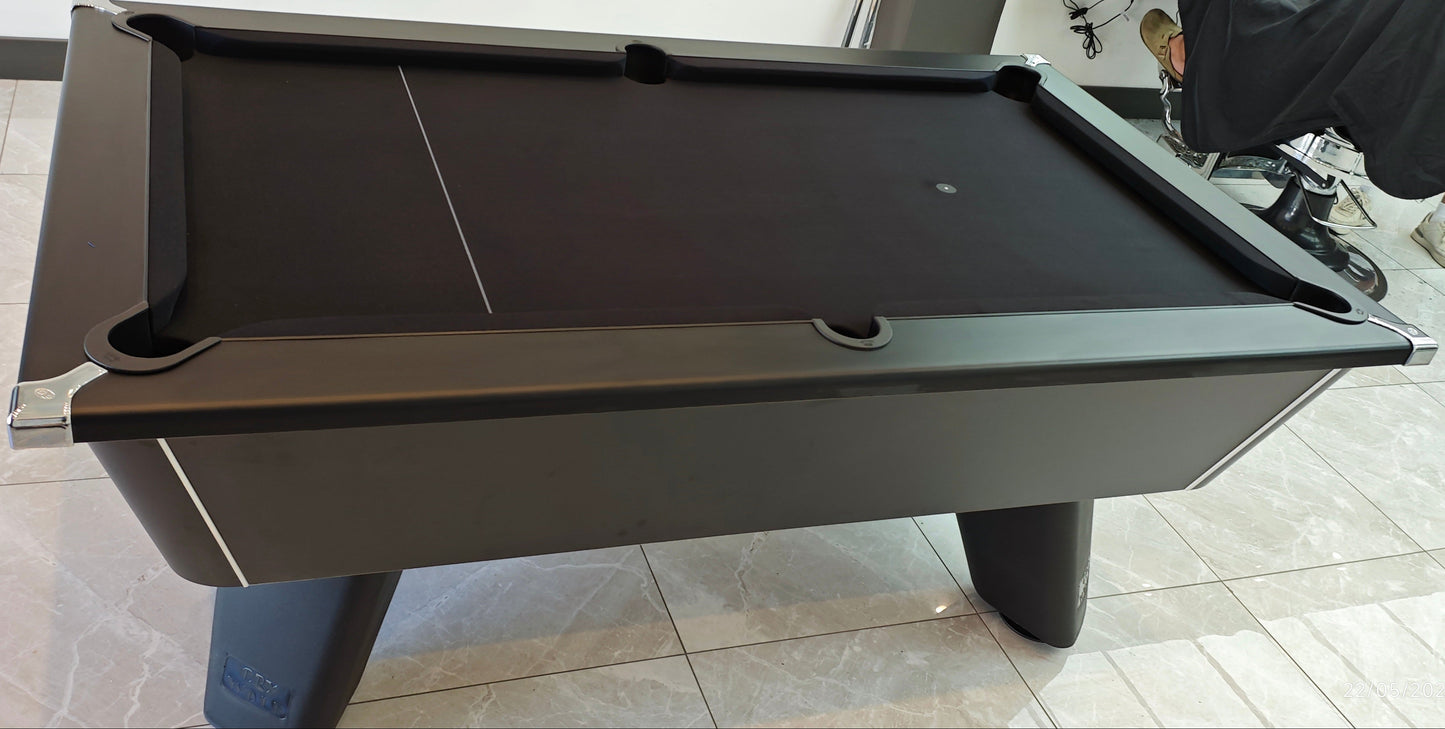 Cry Wolf Slate Pool Table - Matte Black - 6ft & 7ft