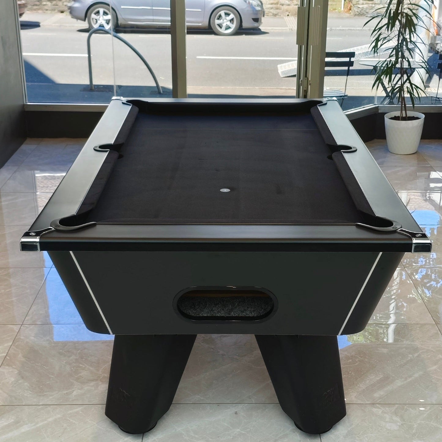 Cry Wolf Slate Pool Table - Matte Black - 6ft & 7ft