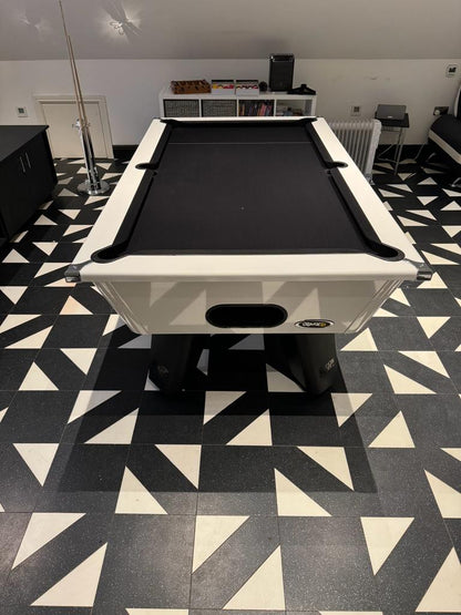 Cry Wolf Slate Pool Table - Gloss White - 6ft & 7ft