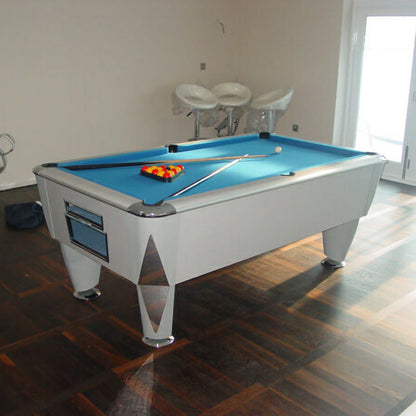 White SAM Atlantic Slate Pool Table