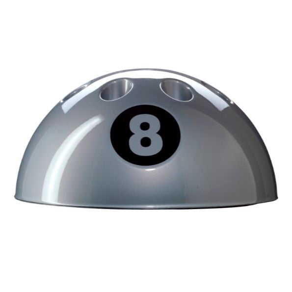 8 Ball Cue Stand | 9 Cues | Silver