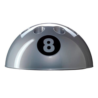 8 Ball Cue Stand | 9 Cues | Silver