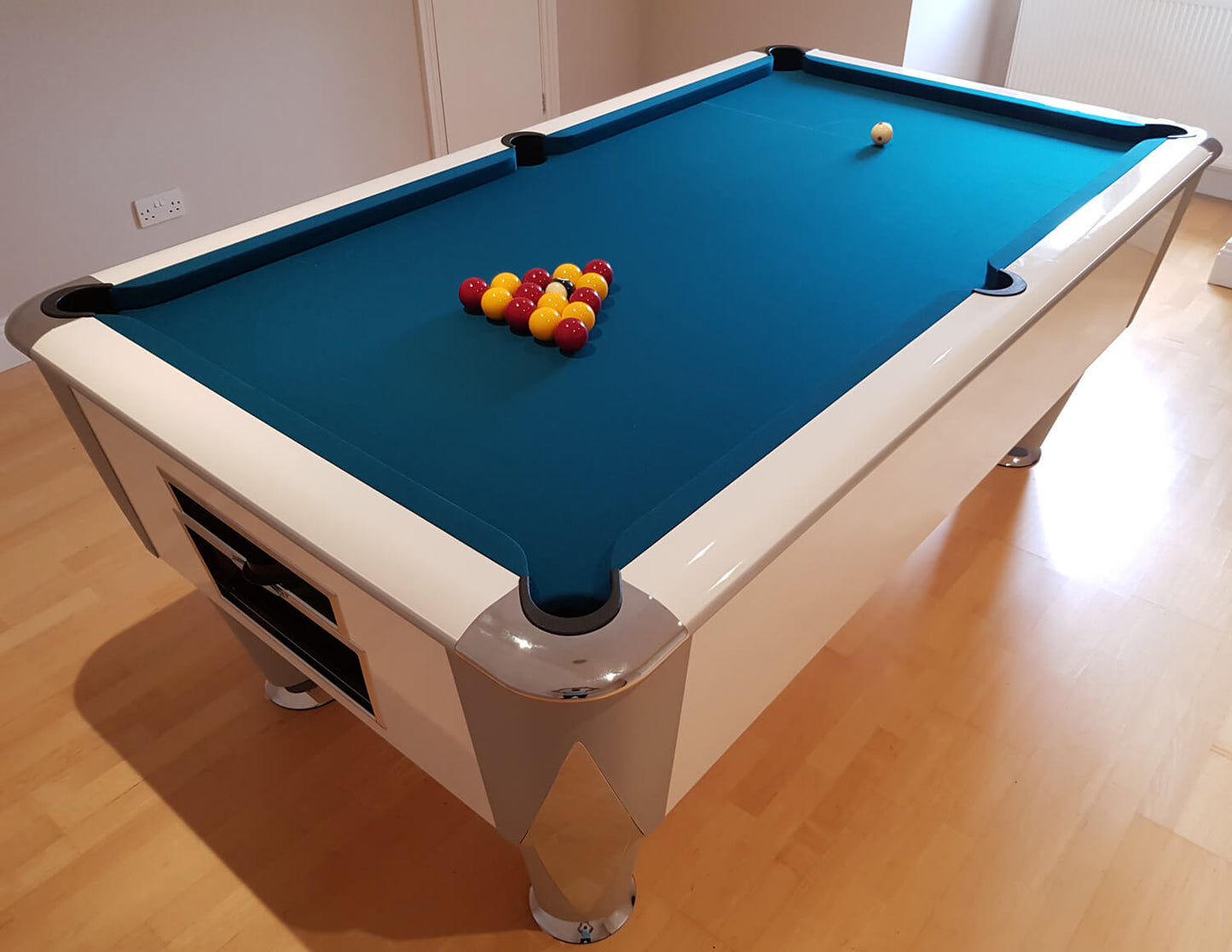 White SAM Atlantic Slate Pool Table