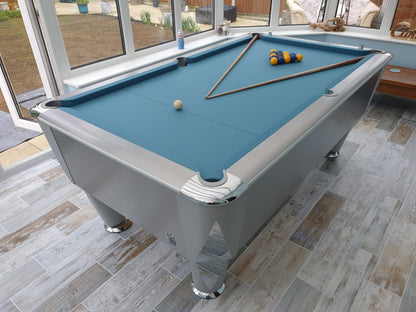 Silver SAM Atlantic Slate Pool Table