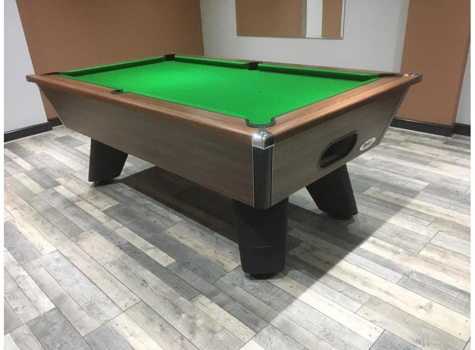 Cry Wolf Slate Pool Table - Dark Walnut - 6ft & 7ft – Deluxe Games Room