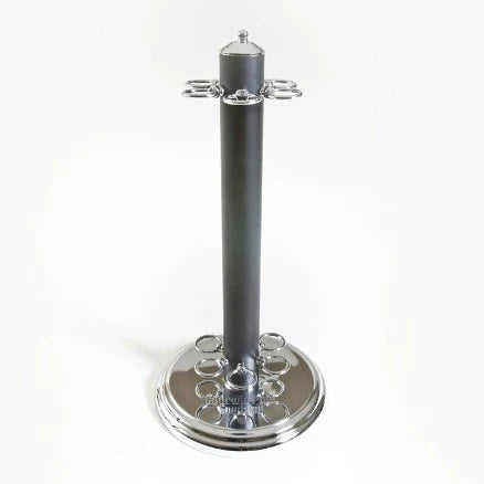 Revolving Cue Stand - Chrome & Black