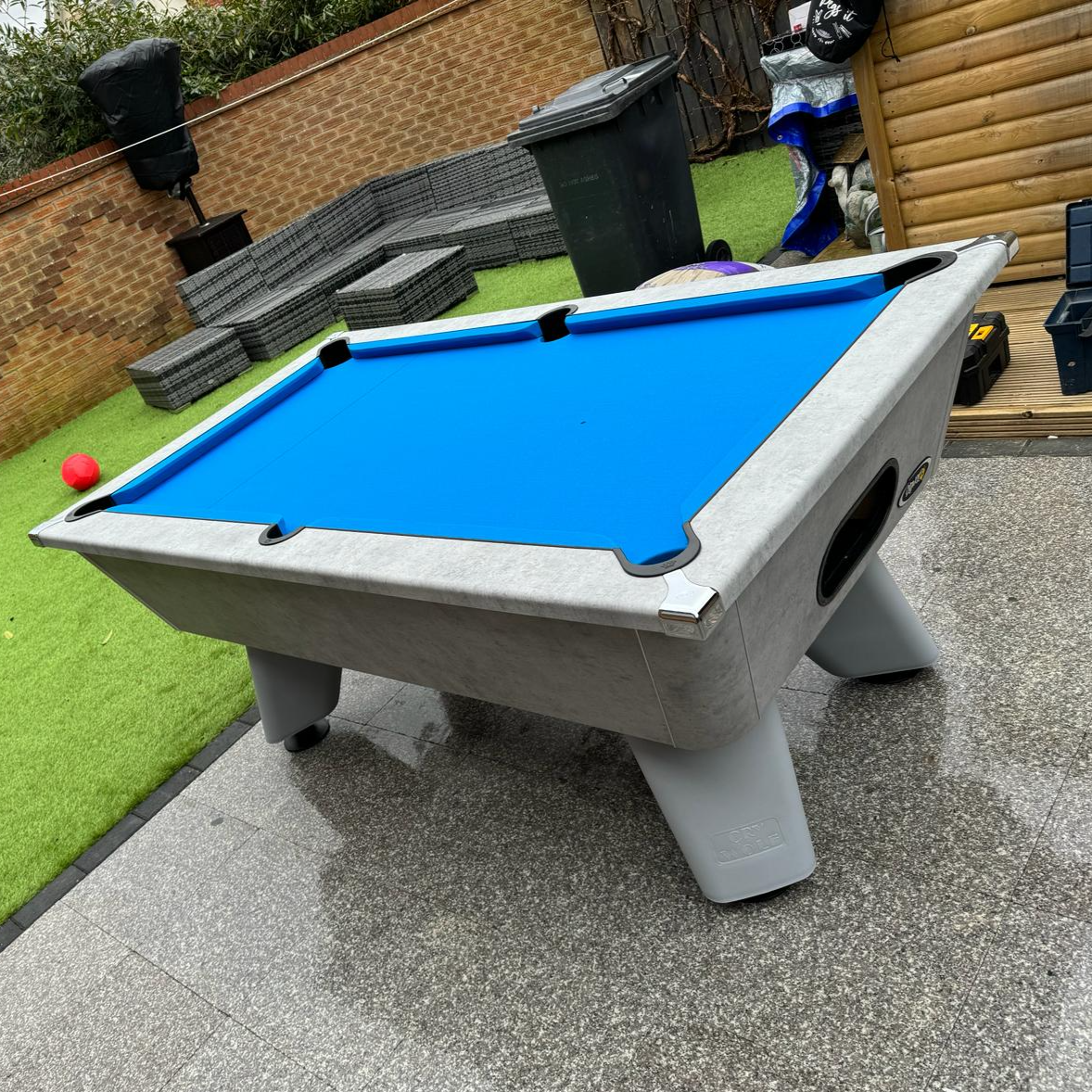 Cry Wolf Outdoor Slate Pool Table - Urban Grey - 6ft & 7ft