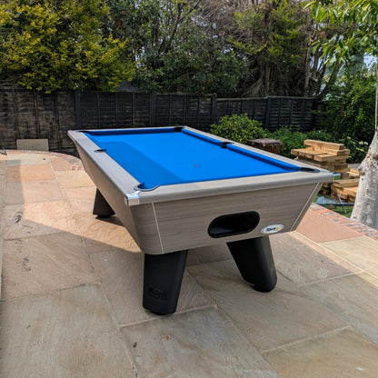 Cry Wolf Outdoor Slate Pool Table - Driftwood - 6ft & 7ft