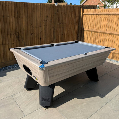 Cry Wolf Outdoor Slate Pool Table - Driftwood - 6ft & 7ft