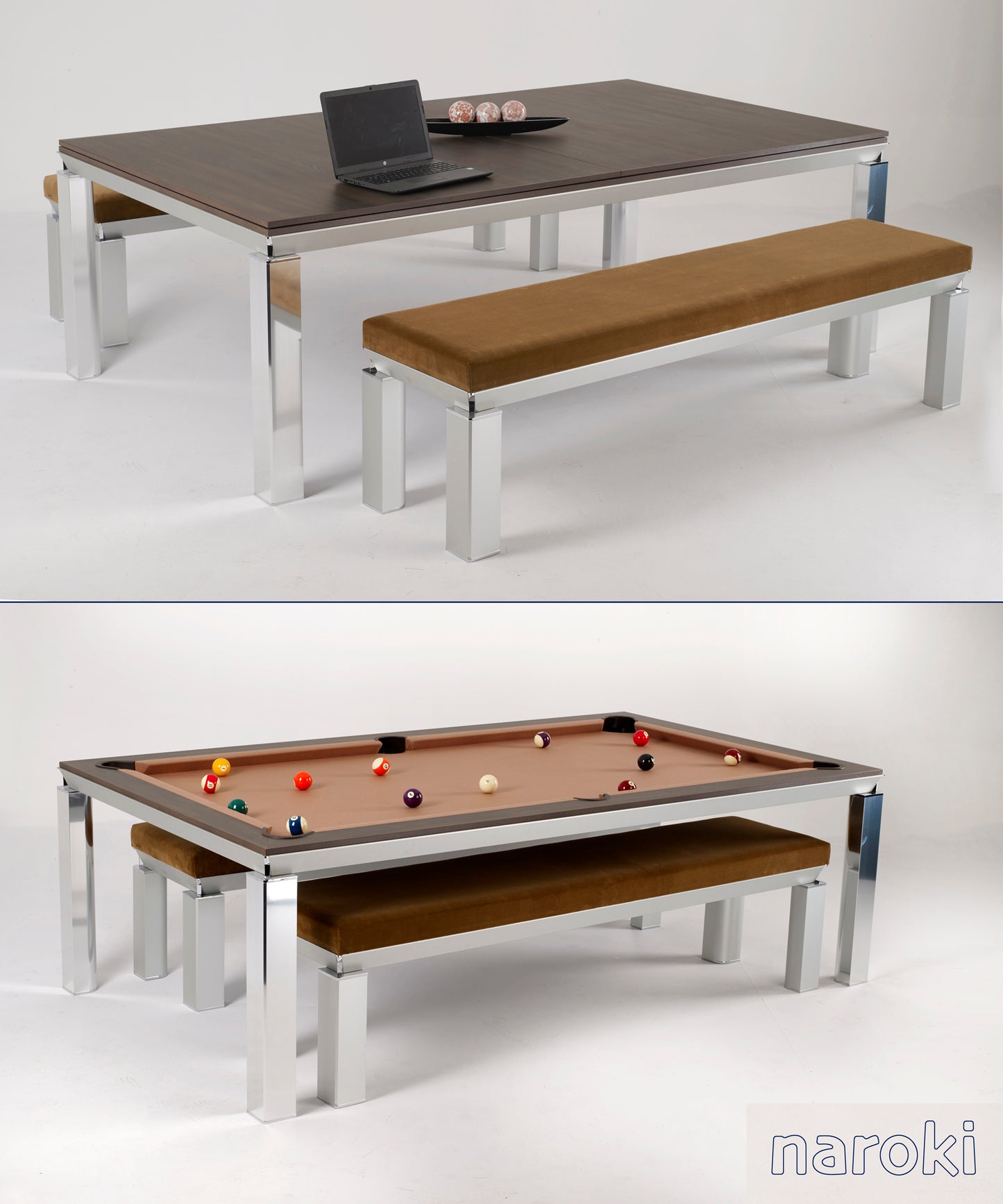 Naroki Slate Pool Dining Table