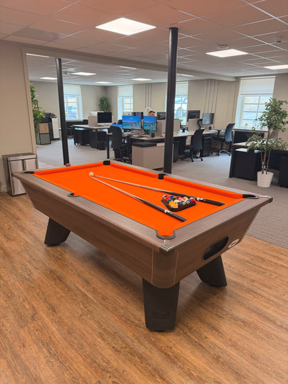 Cry Wolf Slate Pool Table - Dark Walnut - 6ft & 7ft