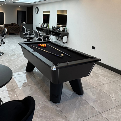 Cry Wolf Slate Pool Table - Matte Black - 6ft & 7ft