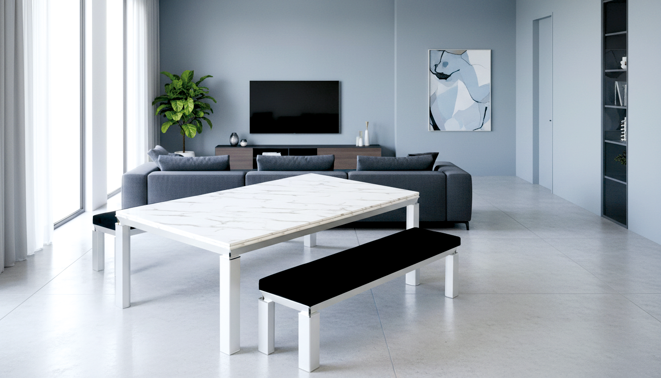 Naroki Slate Pool Dining Table
