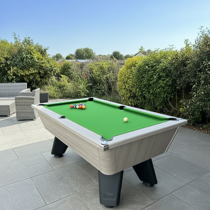 Cry Wolf Outdoor Slate Pool Table - Driftwood - 6ft & 7ft