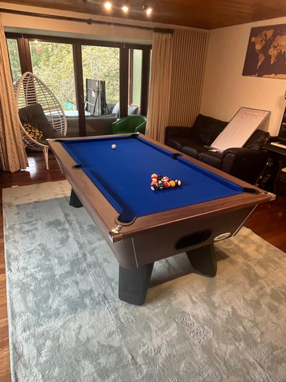 Cry Wolf Slate Pool Table - Dark Walnut - 6ft & 7ft