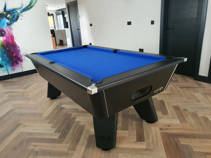 Cry Wolf Slate Pool Table - Matte Black - 6ft & 7ft