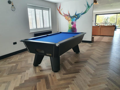 Cry Wolf Slate Pool Table - Matte Black - 6ft & 7ft