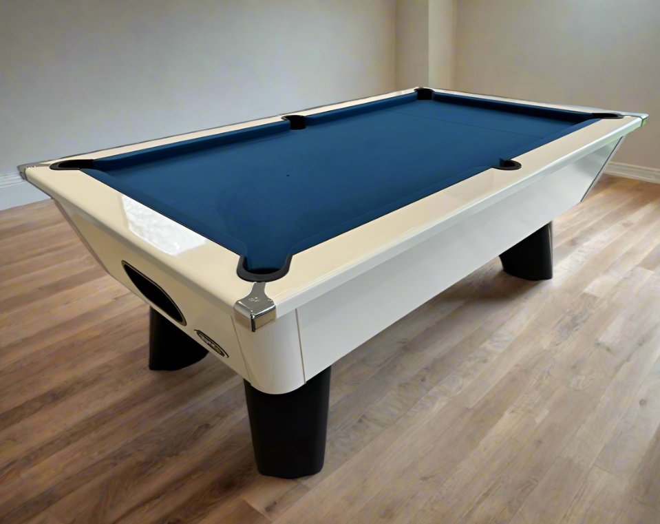 Cry Wolf Slate Pool Table - Gloss White - 6ft & 7ft