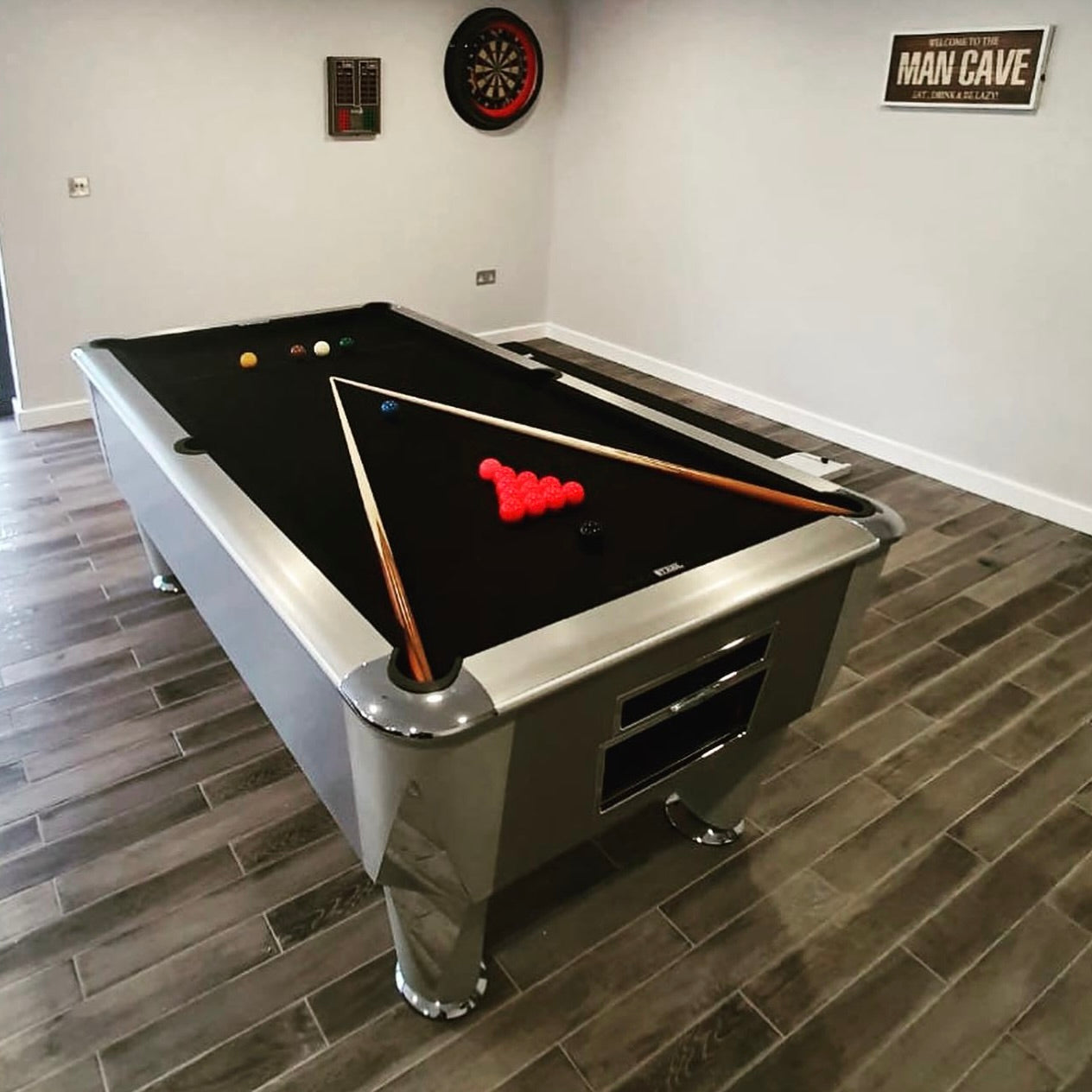 Silver SAM Atlantic Slate Pool Table