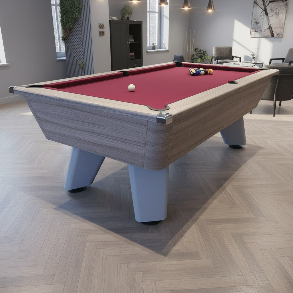 Cry Wolf Slate Pool Table - Driftwood - 6ft & 7ft