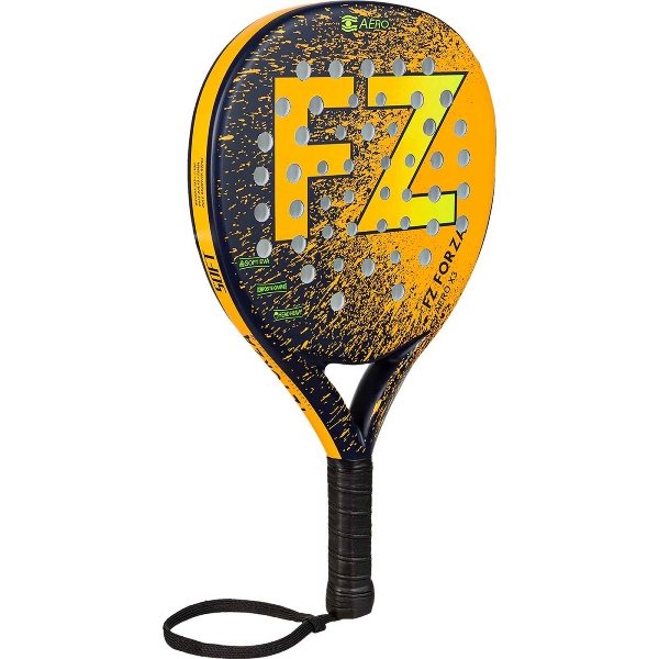 FZ FORZA Aero X3 padel racket in orange and black