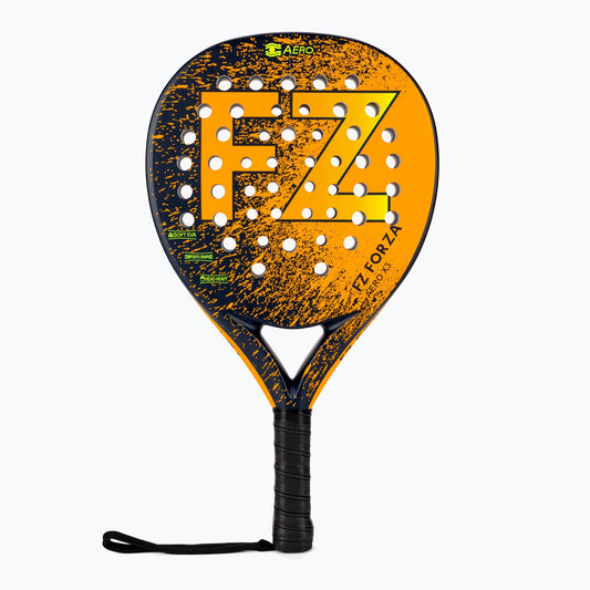 FZ FORZA Aero X3 padel racket in orange and black