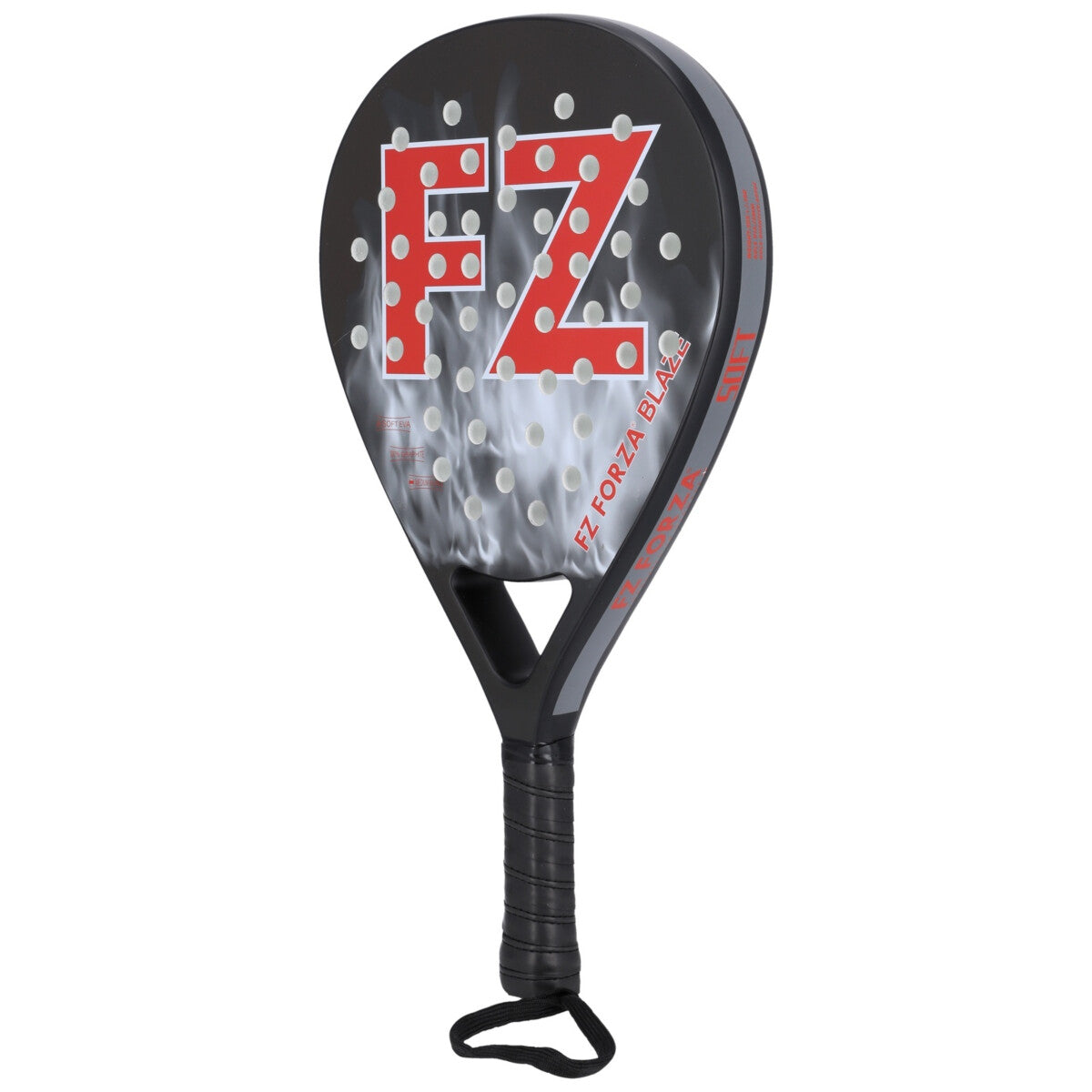 FZ FORZA Blaze padel racket in black and red