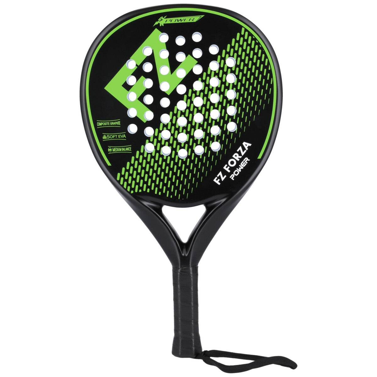 FZ FORZA Power padel racket in green and black