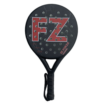FZ FORZA Thunder padel racket in black and red