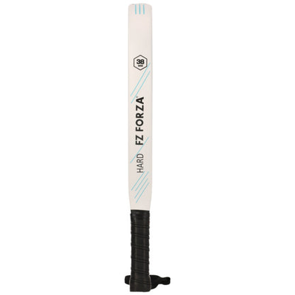 Side profile showing the 38 mm frame of the FZ FORZA Ultra Spin padel racket