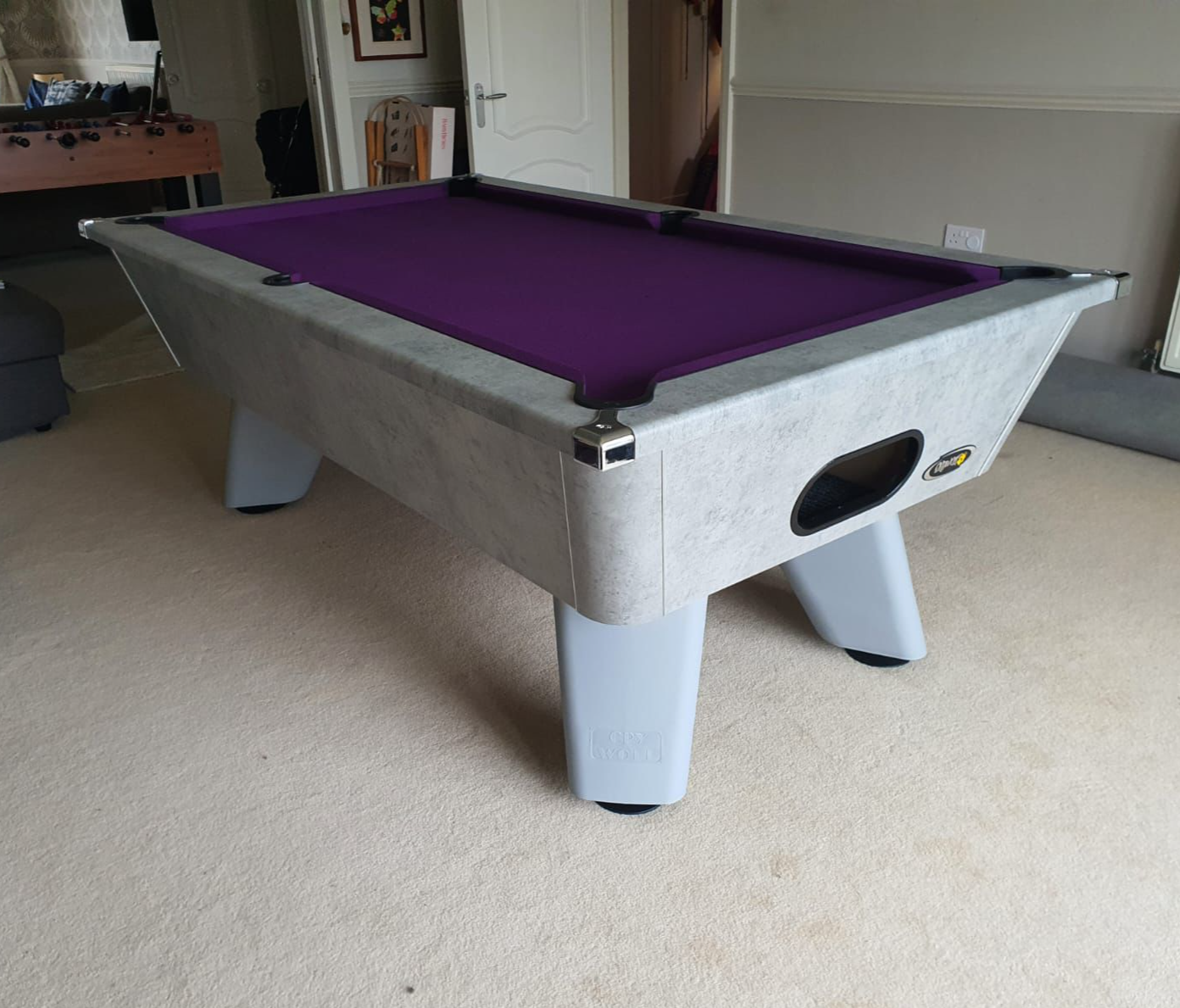 Cry Wolf Slate Pool Table - Urban Grey - 6ft & 7ft