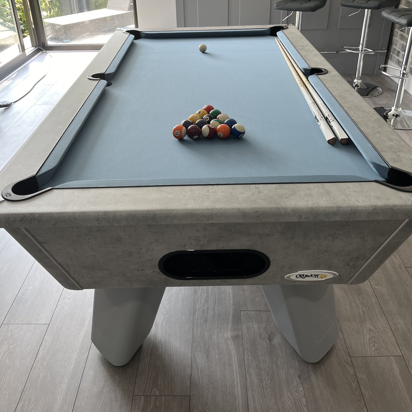 Cry Wolf Slate Pool Table - Urban Grey - 6ft & 7ft