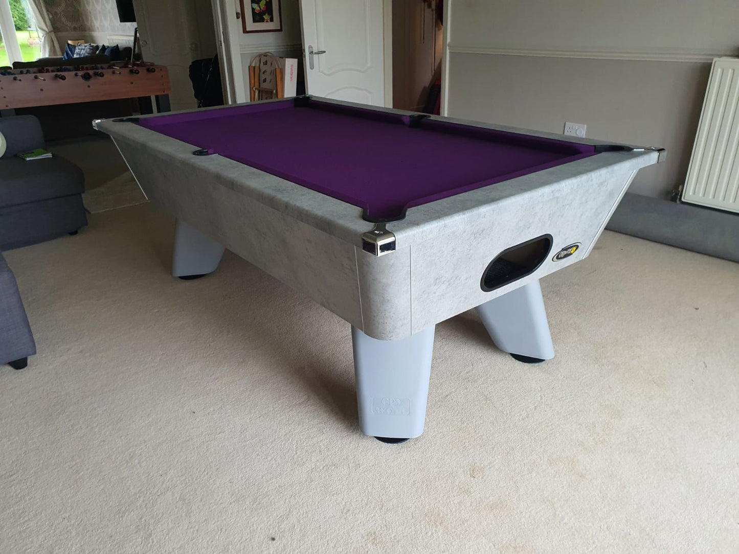 Cry Wolf Slate Pool Table - Urban Grey - 6ft & 7ft