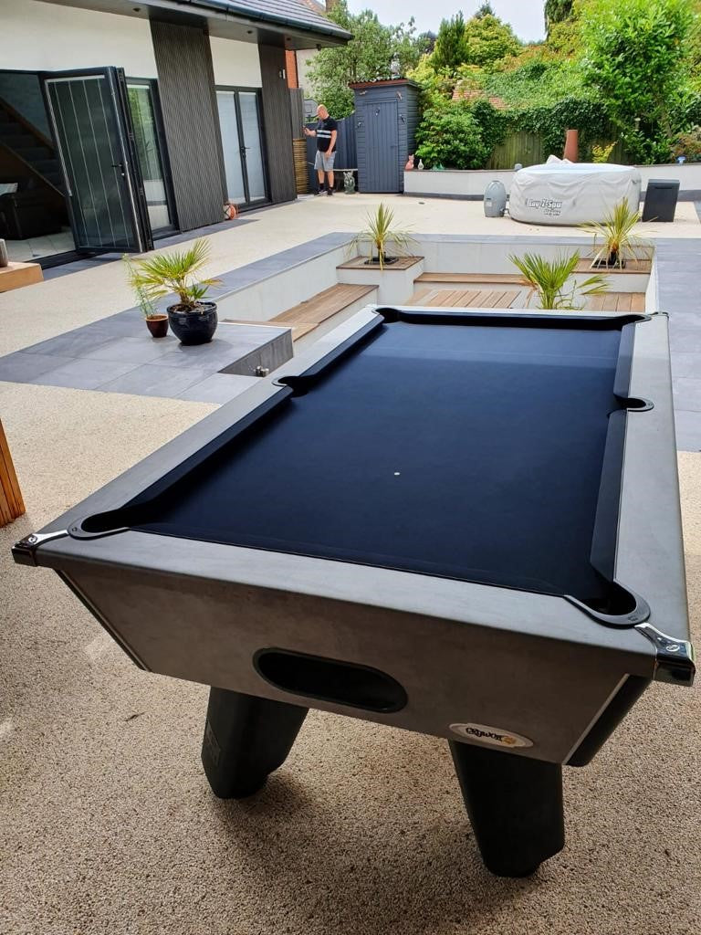 Cry Wolf Outdoor Slate Pool Table - Urban Grey - 6ft & 7ft