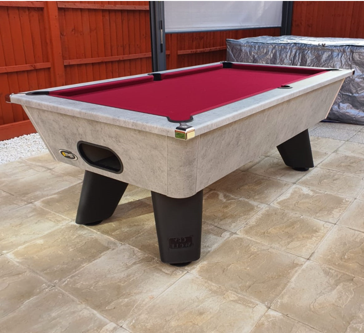 Cry Wolf Outdoor Slate Pool Table - Urban Grey - 6ft & 7ft