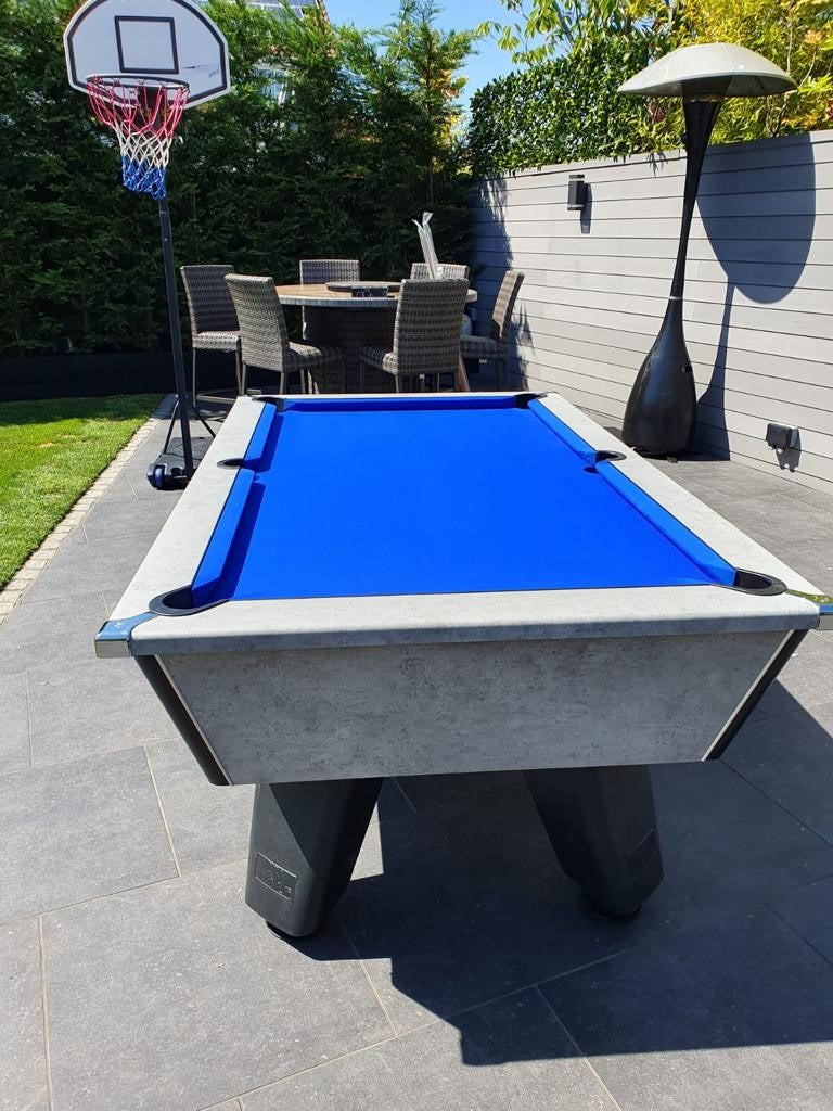 Cry Wolf Outdoor Slate Pool Table - Urban Grey - 6ft & 7ft