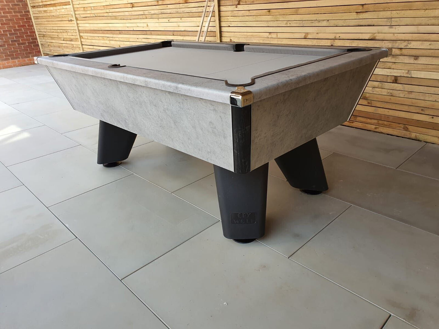 Cry Wolf Outdoor Slate Pool Table - Urban Grey - 6ft & 7ft