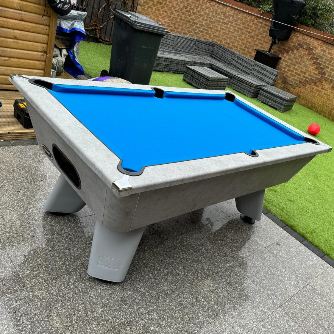 Cry Wolf Outdoor Slate Pool Table - Urban Grey - 6ft & 7ft