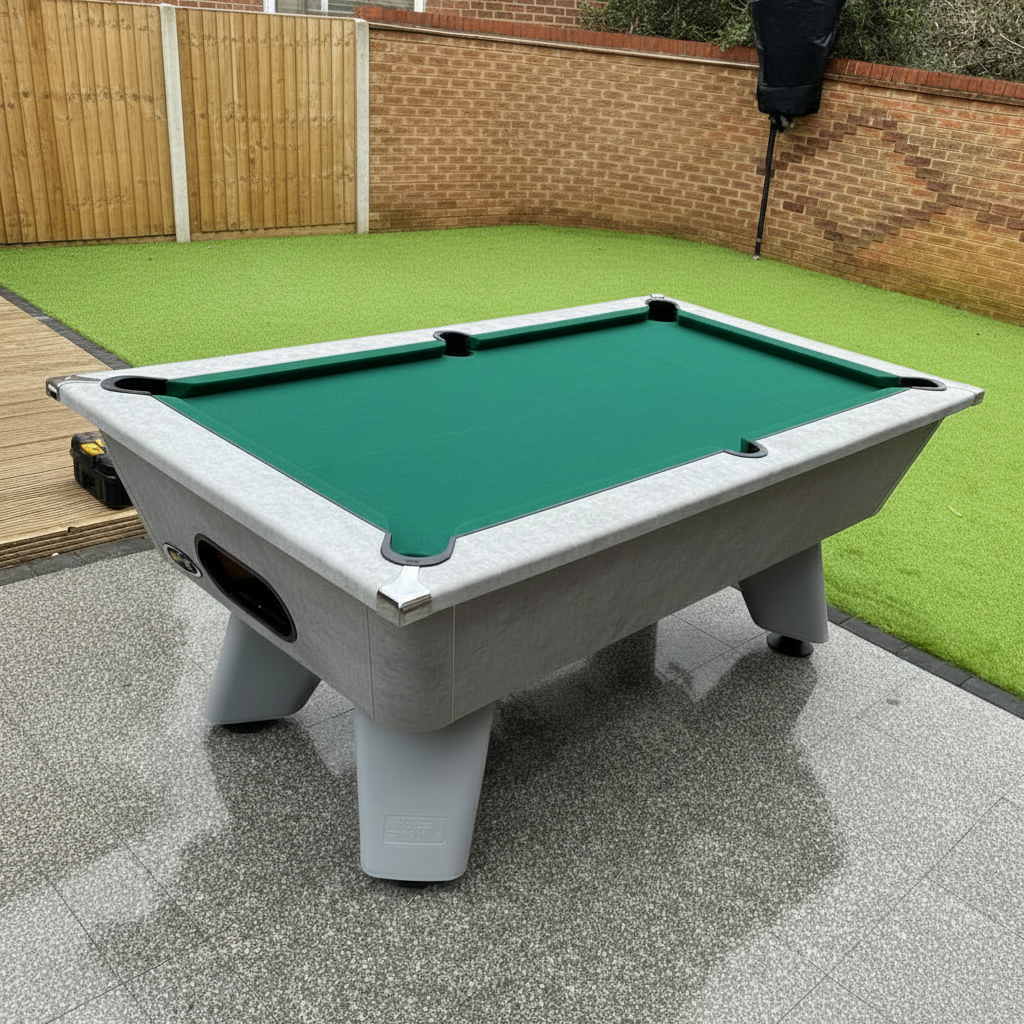 Cry Wolf Outdoor Slate Pool Table - Urban Grey - 6ft & 7ft