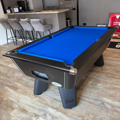 Cry Wolf Slate Pool Table - Matte Black - 6ft & 7ft