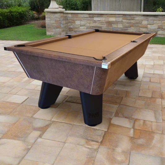 Cry Wolf Outdoor Slate Pool Table - Italian Bronze - 6ft & 7ft