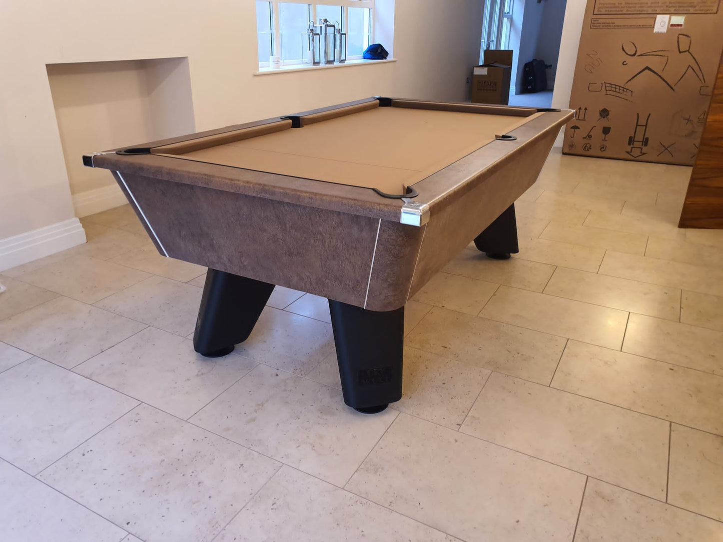 Cry Wolf Slate Pool Table - Italian Bronze - 6ft & 7ft